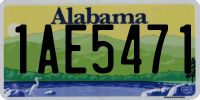 AL license plate 1AE5471