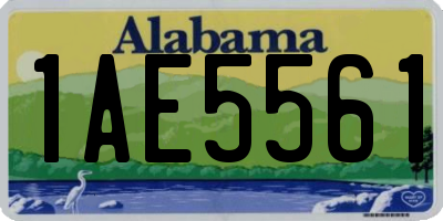 AL license plate 1AE5561