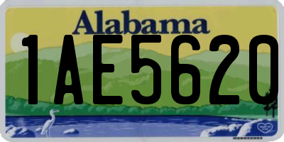 AL license plate 1AE5620
