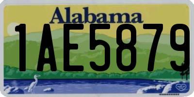 AL license plate 1AE5879