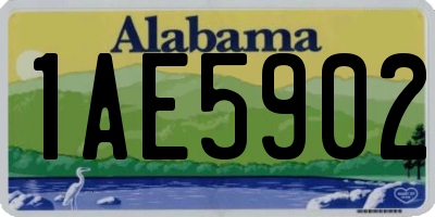 AL license plate 1AE5902