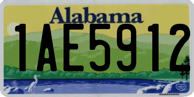 AL license plate 1AE5912
