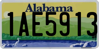AL license plate 1AE5913