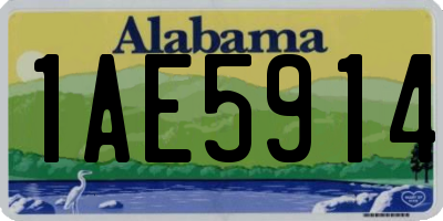 AL license plate 1AE5914