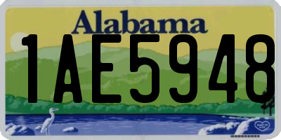 AL license plate 1AE5948