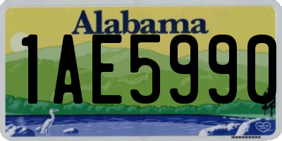 AL license plate 1AE5990