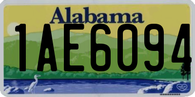 AL license plate 1AE6094