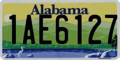 AL license plate 1AE6127