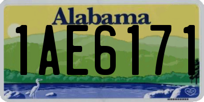 AL license plate 1AE6171