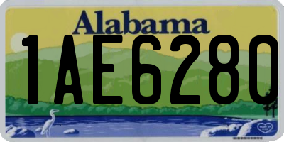 AL license plate 1AE6280