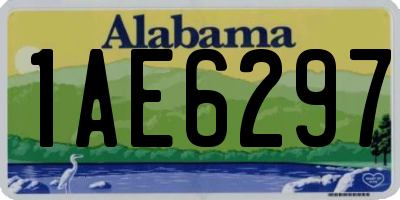 AL license plate 1AE6297