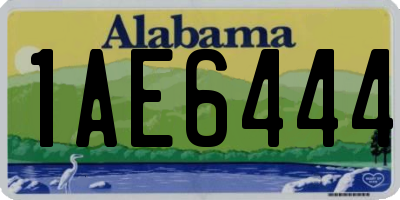 AL license plate 1AE6444