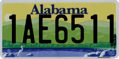 AL license plate 1AE6511