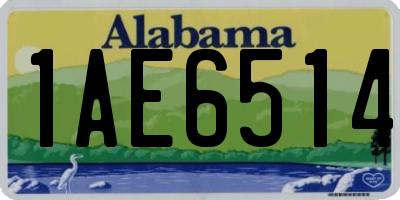 AL license plate 1AE6514