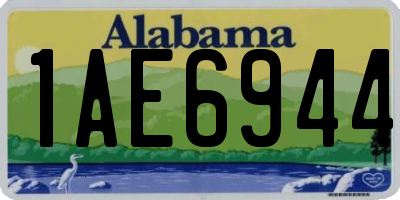 AL license plate 1AE6944