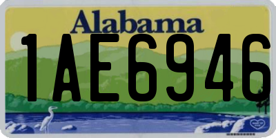 AL license plate 1AE6946