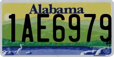 AL license plate 1AE6979