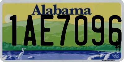 AL license plate 1AE7096