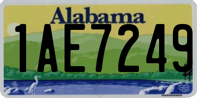 AL license plate 1AE7249