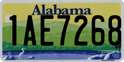 AL license plate 1AE7268