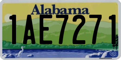 AL license plate 1AE7271