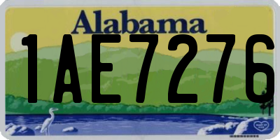 AL license plate 1AE7276