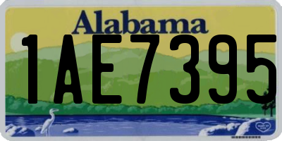 AL license plate 1AE7395