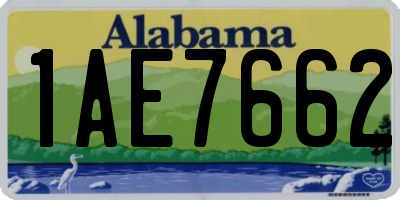 AL license plate 1AE7662