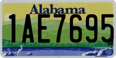 AL license plate 1AE7695