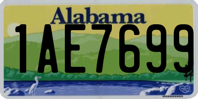 AL license plate 1AE7699