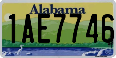 AL license plate 1AE7746