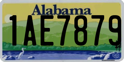 AL license plate 1AE7879