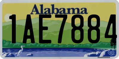 AL license plate 1AE7884