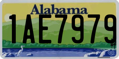 AL license plate 1AE7979