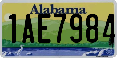AL license plate 1AE7984