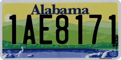 AL license plate 1AE8171