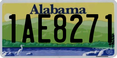 AL license plate 1AE8271