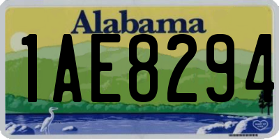 AL license plate 1AE8294