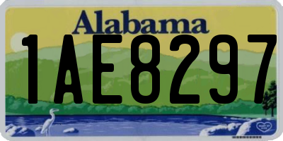 AL license plate 1AE8297