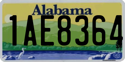AL license plate 1AE8364