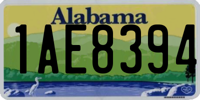 AL license plate 1AE8394
