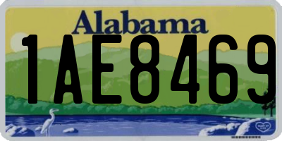 AL license plate 1AE8469