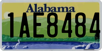 AL license plate 1AE8484