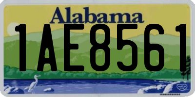 AL license plate 1AE8561