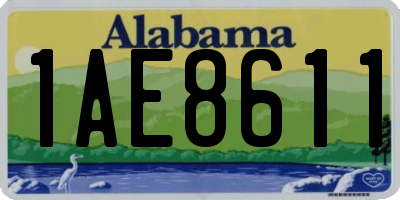 AL license plate 1AE8611