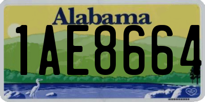 AL license plate 1AE8664