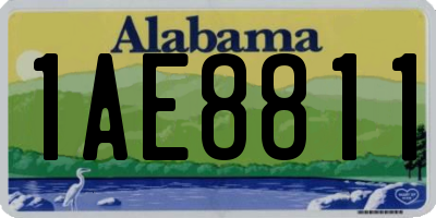 AL license plate 1AE8811