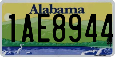 AL license plate 1AE8944