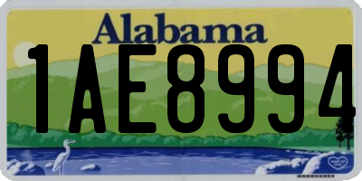 AL license plate 1AE8994
