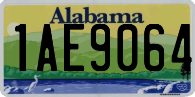 AL license plate 1AE9064